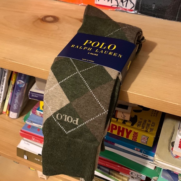 Polo Ralph Lauren Other - POLO by RALPH LAUREN-men’s 3 pair pack of knee-high dress socks